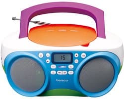 Lenco SCD-41 - Draagbare Radio cd speler met mp3, USB en AUX - Kids