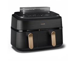 Philips 5000 series NA552/00 - Dubbele heteluchtfriteuse - 9L - 2750W - Zwart