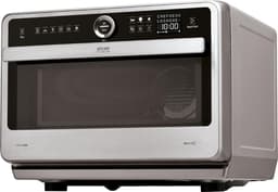 TIM® Stoomoven - Stoomoven Kookboek - Stoomoven Ontkalker - Zwart/Zilver - 30cm x 49cm x 38cm — thumbnail 1