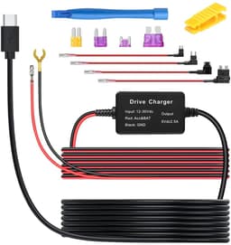 Dailygoods - Dailygoody - Dash Cam Oplader - Universele Dash Cam Hardwire Kit - Hoogwaardige Kwaliteit - Type-C USB - Laagspanningsbeveiliging - Geschikt voor Dash... — thumbnail 1