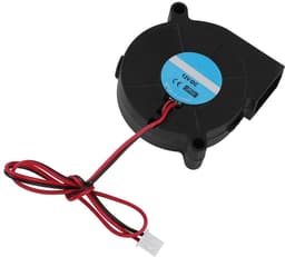 Dailygoods - Dailygoody - 5015 Ventilator - Turbo Fan Blower - Koelventilator voor 3D-printer - Zwart - 12V/24V - Oplossing voor koelproblemen - Geschikt voor 3D-p — thumbnail 5