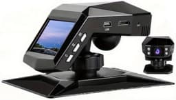 4K+1080P 3-kanaals dashcam voor auto's, camera voorzijde & ingebouwde camera achterzijde, 3,0" scherm, 170° groothoek, 4K-dashboardcamera-recorder — thumbnail 1