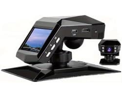 4K+1080P 3-kanaals dashcam voor auto's, camera voorzijde & ingebouwde camera achterzijde, 3,0" scherm, 170° groothoek, 4K-dashboardcamera-recorder