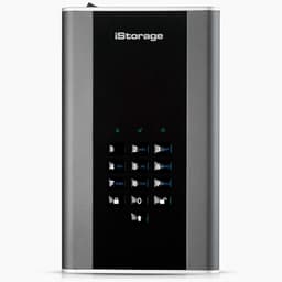 Externe Harde Schijf - Opslagstation Data - Veilige Gegevensopslag - PIN Geverifieerd Encryptie - 1TB Opslagcapaciteit - Grafietgrijs — thumbnail 1