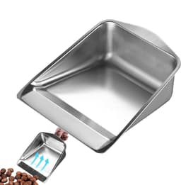 Roestvrijstalen Stofpan - Vuilpan Metalen Schep - Snel Vuil Verzamelen - Brede Mond Ontwerp — thumbnail 1