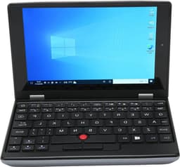 7 Inch Touch Screen Pocket Mini Laptop Win 10 Handheld PC met 12GB RAM en 256GB Opslag Dual Band WiFi Front Camera USB3.0 - Draagbare Computer Notebook met J4105 CPU (12G+256G EU-stekker) — thumbnail 1