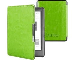Lunso Geschikt voor Kobo Glo / Glo HD / Touch 2.0 hoes (6 inch) - sleepcover - Groen