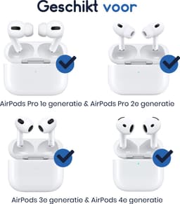 Ibley EarLoop Sport hooks roze voor Apple AirPods Pro 1/2 & AirPods 3/4 - Oorhaken - Siliconen sport haken - Geschikt voor AirPods Pro 1/2 en Apple AirPods 3/4 - Set van 2 — thumbnail 2