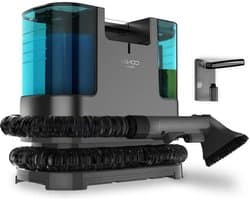 Gestoffeerde stofzuiger 400 W - 2 tanks - één voor schoon water - één voor vuil water - watersproeier - bereik 6 m - slanglengte 12 m - krachtige reiniging As stofzuiger