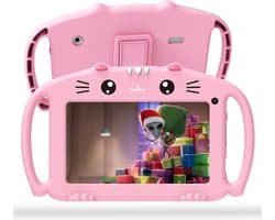 White-Label® Kindertablet Vanaf 3 Jaar - Tablet Kinderen - Kinderspeelgoed - Roze
