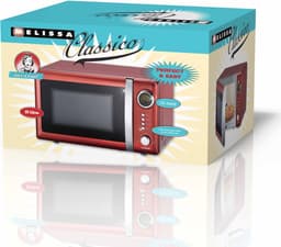 Melissa Vrijstaande Solo-Magnetron - 20 liter - 700W - Retro - 16330109 - Rood — thumbnail 3