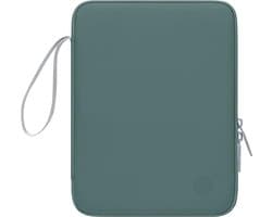 BUBM Tablet hoes voor iPad 9e/10e Generatie-iPad Pro-Tablets 10.9-12.9 inch-PU Lederen Tabletdraagtas-Tablethoes-met Riem-Groen-Geschikt voor diverse Tablets en E-readers-E-reader Hoes-Tablettas Dames en Heren-Stijlvolle Bescherming