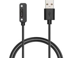 kwmobile USB-oplaadkabel geschikt voor Xplora X6 Play / X6 Pro kabel - Laadkabel voor smartwatch - in zwart