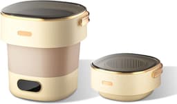 SCH® Mini Wasmachine - Wasmachine - Beige - ‎33cm x 33cm x 17cm — thumbnail 1