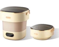 SCH® Mini Wasmachine - Wasmachine - Beige - ‎33cm x 33cm x 17cm