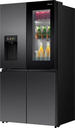 Hisense RQ600P7SKE - Amerikaanse koelkast - Energielabel E - PureView Door - 6,86" Intelligent Hub touchscreen display - Water- & ijsdispenser - Metal Tech Cooling - No Frost - Zwart - Multi-Air Flow - Super Cool - Fast Freeze - 37dB (A) - 615 Liter — thumbnail 5