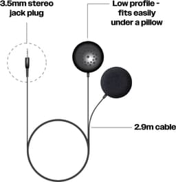 SoundLAB Low Profile Stereo Kussenluidspreker met 3.5mm Jack Plug voor Telefoon/MP3 speler — thumbnail 3