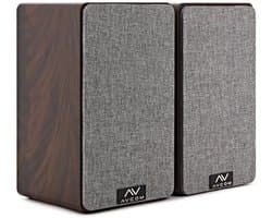 AVCOM 5 boekenplank luidspeakerpaar, walnoot