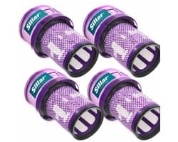 Sillar Stofzuigerfilter – wasbaar - vervangingsfilter geschikt voor Dyson V12 Detect Slim Absolute Total Clean – 4 stuks – vervangt 971517-01