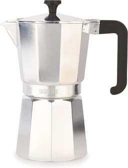 La Cafetière Venice aluminium espressomachine, zes kopjes, zwart — thumbnail 3
