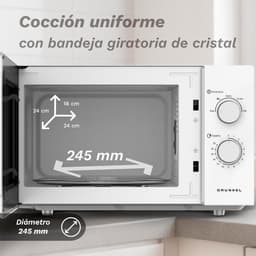 Eenvoudige Magnetron Zonder Grill 25 Liter 850W Met Ontdooifunctie — thumbnail 3