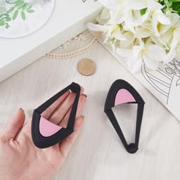 Schattige Verstelbare Kattenoren voor Hoofdtelefoons Universele Clip-On Accessoires — thumbnail 3