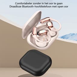 NAXSIR Over-Ear-hoofdtelefoon, draadloze hoofdtelefoon, lange batterijduur, digitaal display, zwart — thumbnail 4
