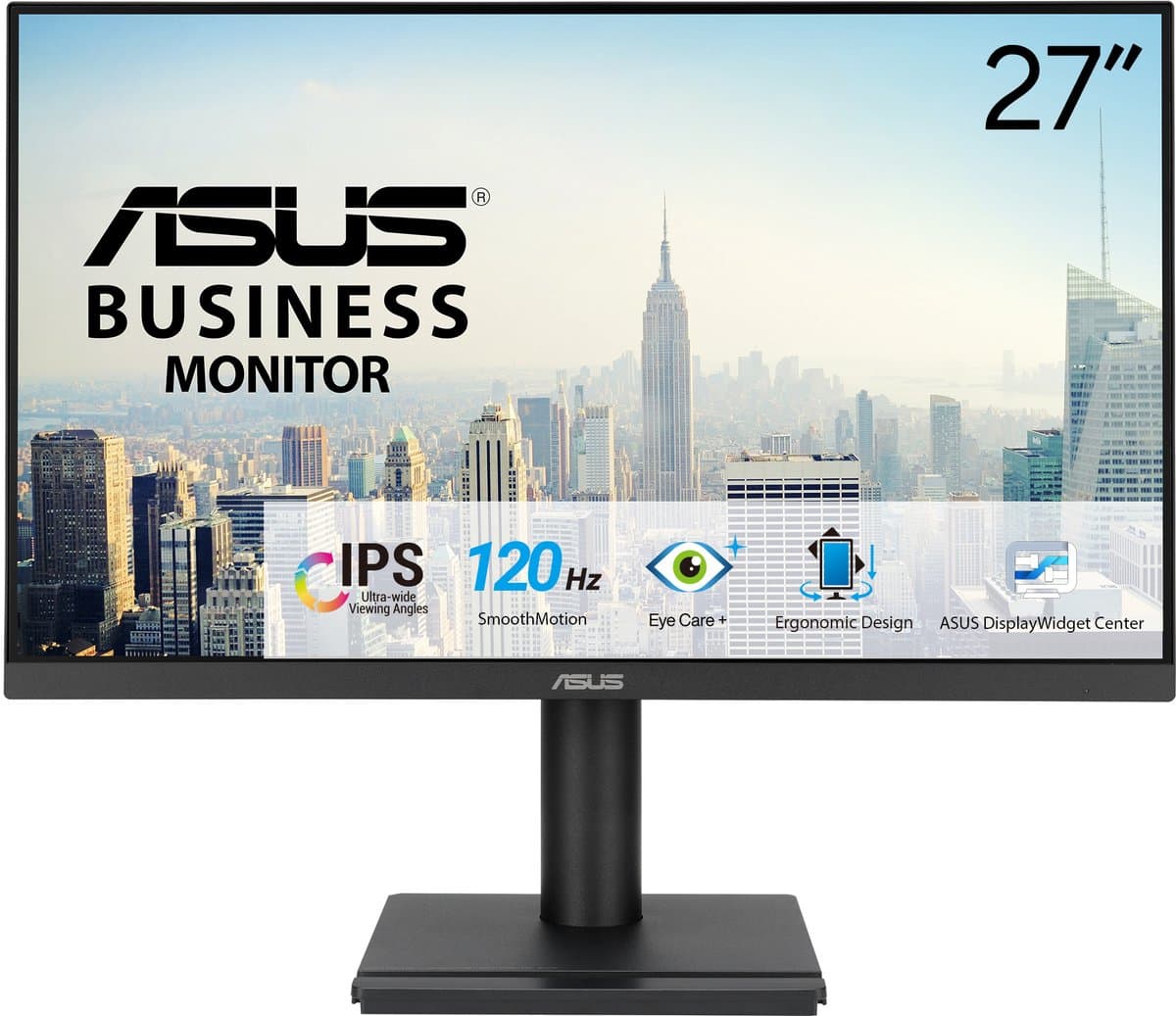 ASUS VA279QGSE - FHD Business Monitor - Stereo Speakers - Hoogte verstelbaar - 120hz - 1ms - 27 inch — afbeelding 1