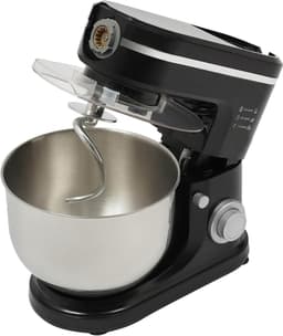 Keukenmachine Mixer - Apparaat Deeg Blender - Bakken Sap Maken - 6 Liter Kom - 35x18x55 cm - Zwart — thumbnail 1