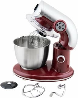 Krachtige Keukenmachine 5.5L met 1000W Motor - RVS Mixer voor Kneed-, Klop- en Mengwerk — thumbnail 3