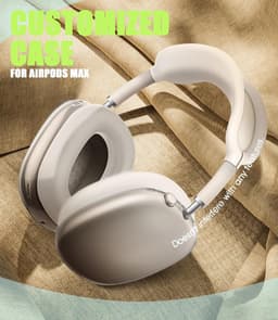 Beschermhoezen voor AirPods Max Oortjes - Siliconen Earcup Covers (Sterrenlicht) — thumbnail 3