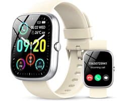 Smartwatch met Bluetooth Bellen, Fitness Tracker en Hartslagmeter voor Heren en Dames