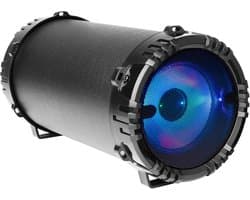 Draagbare Bluetooth Speaker 10W met RGB Lichteffecten en Microfoon Aansluiting voor Karaoke