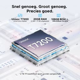 DOOGEE Tab G5 VIP - Tablet - 20GB + 128GB (2TB TF) - 4G LTE - Android 16 - 10 inth 120Hz IPS HD - Unisoc T7200 - 7500mAh - 2 Lautsprecher - Widevine L1 - Face ID - GPS -Met toetsenbord, muis, stylus, koptelefoon — thumbnail 4