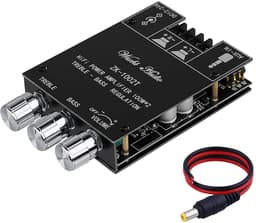 Krachtige Mini Stereo Audio Versterker Module met Bluetooth 5.0 en Bas/Treble Controle — thumbnail 1