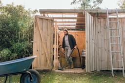 Nat-droogstofzuiger - Industriële stofzuiger - Klusjes en werkplaats - Krachtige zuigkracht - 25 Liter tank - Geel — thumbnail 5