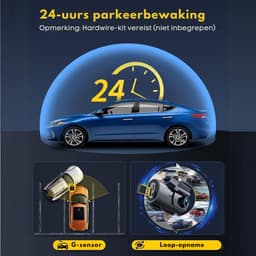 SVN® Dual Dashcam - Voor en Achter Camera – Auto Camera Met Nachtzicht – Zwart - 5cm x 10cm x 4cm — thumbnail 5