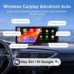 Autoradio – Autospeler – Multimediaunit – CarPlay Systeem – Android Auto – 10,26 Inch IPS-Touchscreen – 4K Dashcam met 1080p Achteruitrijcamera — thumbnail 3