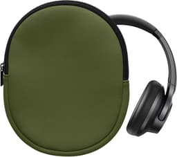 Beschermhoes Headset - Neopreen Tas - Veilig Opbergen - Flexibel Materiaal - 20 x 16 cm - Olijfgroen — thumbnail 1