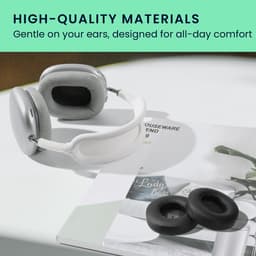 kwmobile 2x oorkussens geschikt voor JBL LIVE 460NC / LIVE400BT - Earpads voor koptelefoon in zwart — thumbnail 3