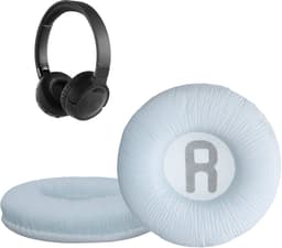 kwmobile 2x oorkussens geschikt voor JBL Tune 600 / 500BT / 510BT / 520BT / 450 - Earpads voor koptelefoon in wit — thumbnail 1