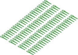 Kunststof Snijbladen - Reservebladen Grasmaaier - Snel Gras Snijden - Set van 100 Stuks - 20 x 84 mm - Groen — thumbnail 5