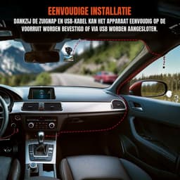 Core® Dashcam voor Auto Voor en Achter - Dashcam - Zwart - 14cm x 12cm x 9cm — thumbnail 3