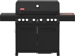 Grill Guru Burner 6 - Gasbarbecue - 4x hoofdbrander - 2x infrarood - 1x zijbrander - 1x achterbrander -Zwart — thumbnail 1