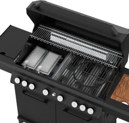 Grill Guru Burner 6 - Gasbarbecue - 4x hoofdbrander - 2x infrarood - 1x zijbrander - 1x achterbrander -Zwart — thumbnail 3