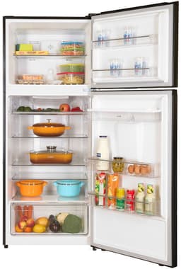 Heinner HF-HM413NFDXWDE++ Koel-vriescombinatie met Waterdispenser 413 L – Full No Frost – Inverter – LED Touch Display – Power Cool – Inox Antraciet – 5 Jaar Garantie — thumbnail 4
