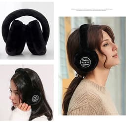 Oorwarmers Bluetooth Muziek - Headset - Pluche - Koptelefoon — thumbnail 2