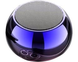 Draagbare speaker – Bluetooth-luidspreker – Waterdichte minispeaker met subwoofer – 1 stuks – Zwart