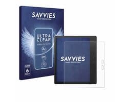 Savvies - Screenprotector voor Boox Go Color 7 Gen II - Folie Beschermfolie transparant 6 Stuks