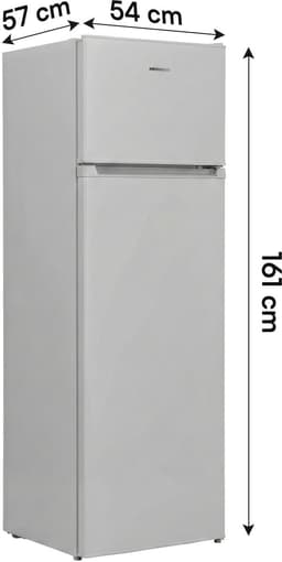 Heinner HF-V242SE++ Koel-vriescombinatie 242 L – Low Frost – Mechanische Thermostaat – LED-verlichting – Omkeerbare Deur – Zilver – 5 Jaar Garantie — thumbnail 3